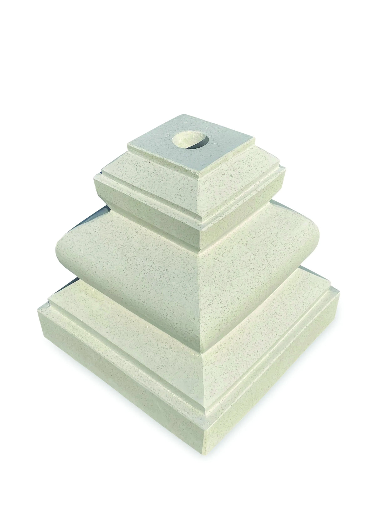 BALI PARASOL BASE LARGE (TERRAZZO) WHITE