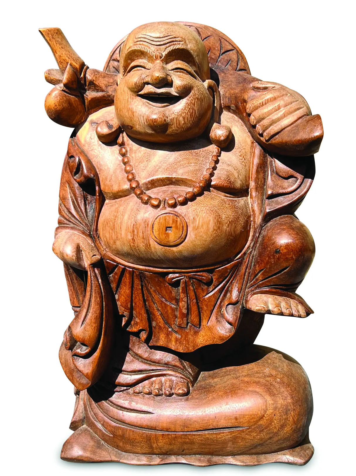 LAUGHING BUDDHA SCULPTURE 40CM