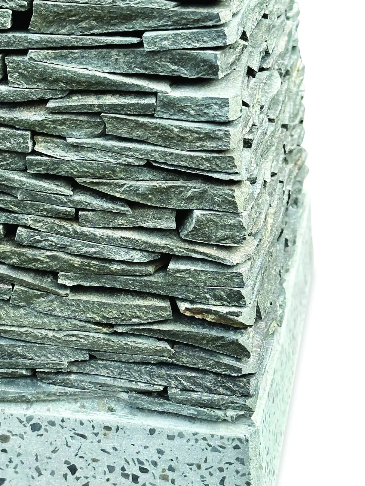 BALI PARASOL BASE WITH TERRAZZO AND SLATE LARGE