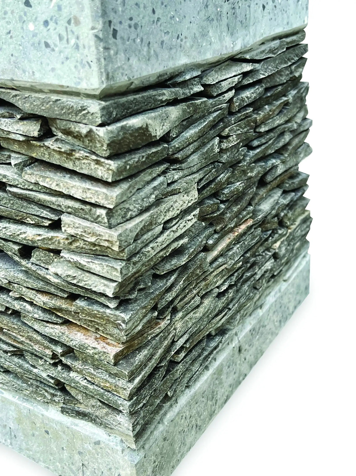 BALI PARASOL BASE WITH TERRAZZO AND SLATE LARGE