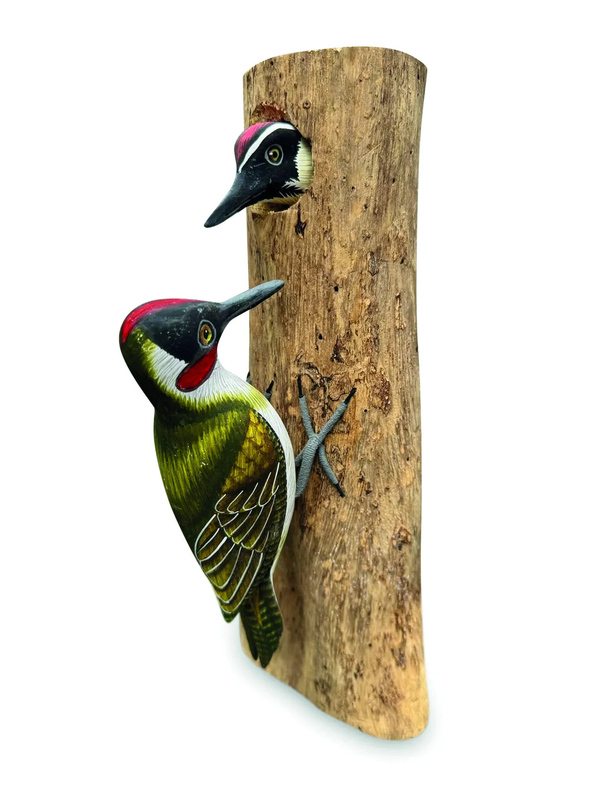 WOOD PECKER AND CHICK LARGE 28CM