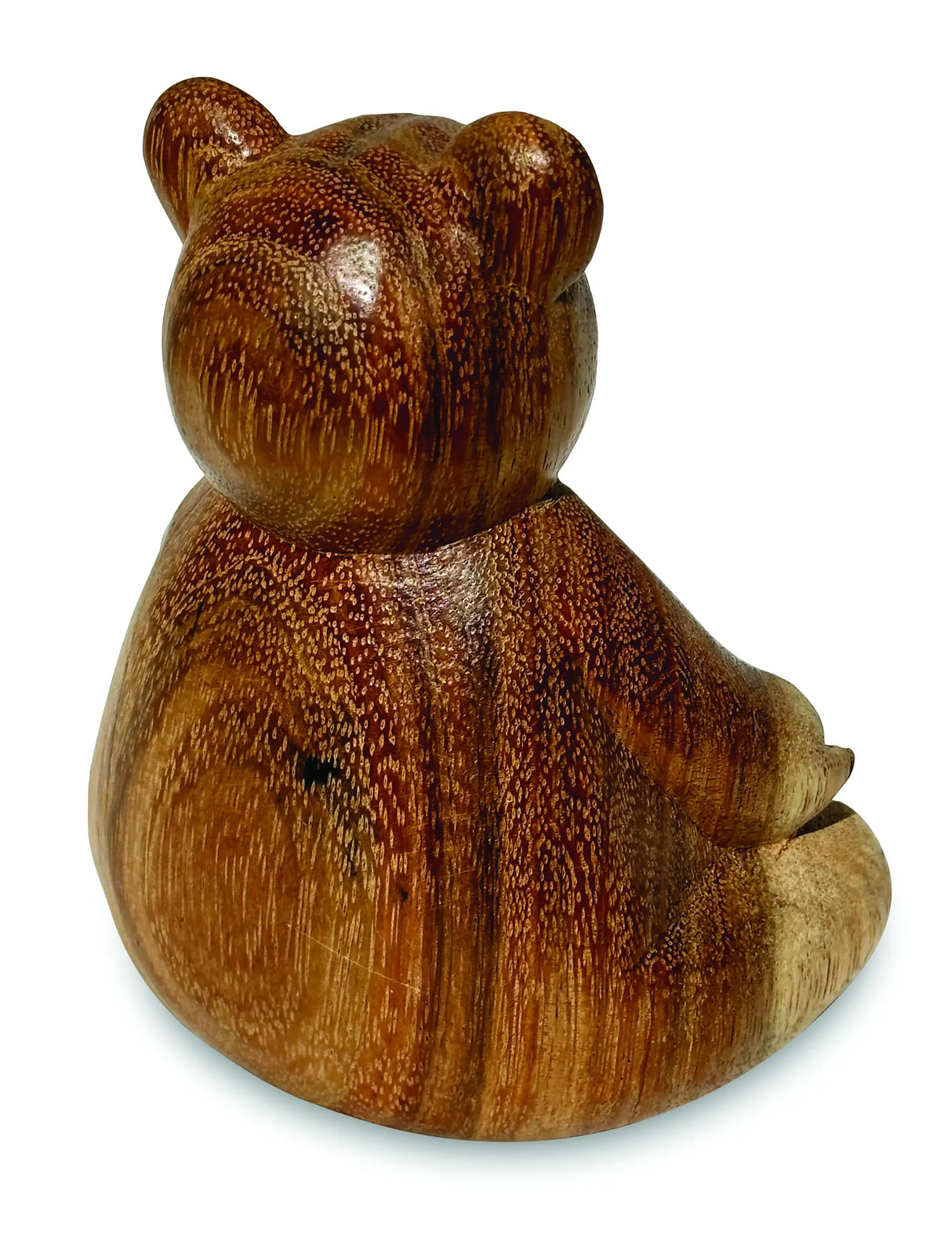 CARVED TEDDY BEAR OPEN ARMS 15CM