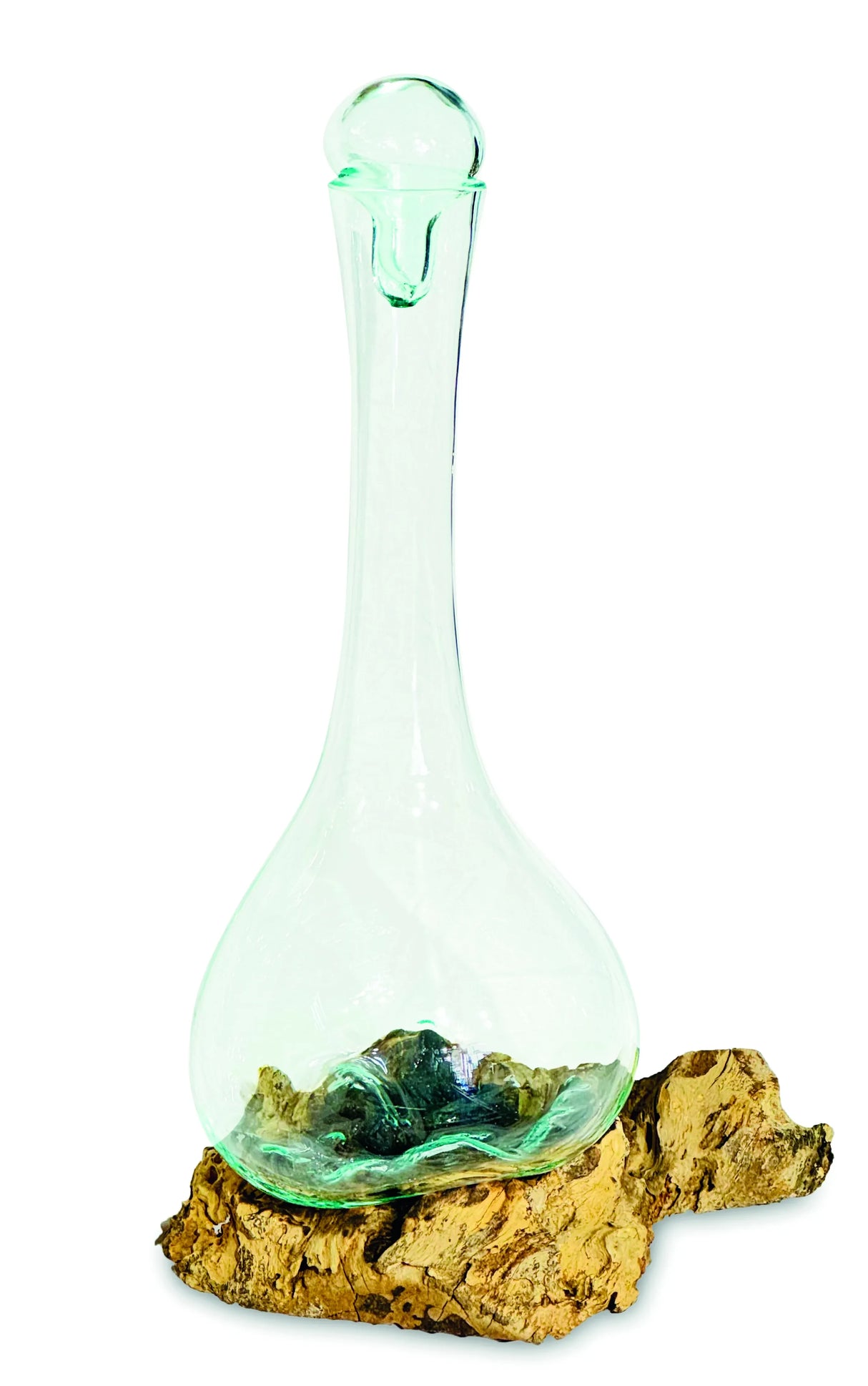 ROOT MOLTEN GLASS GIANT/LARGE DECANTER 55CM