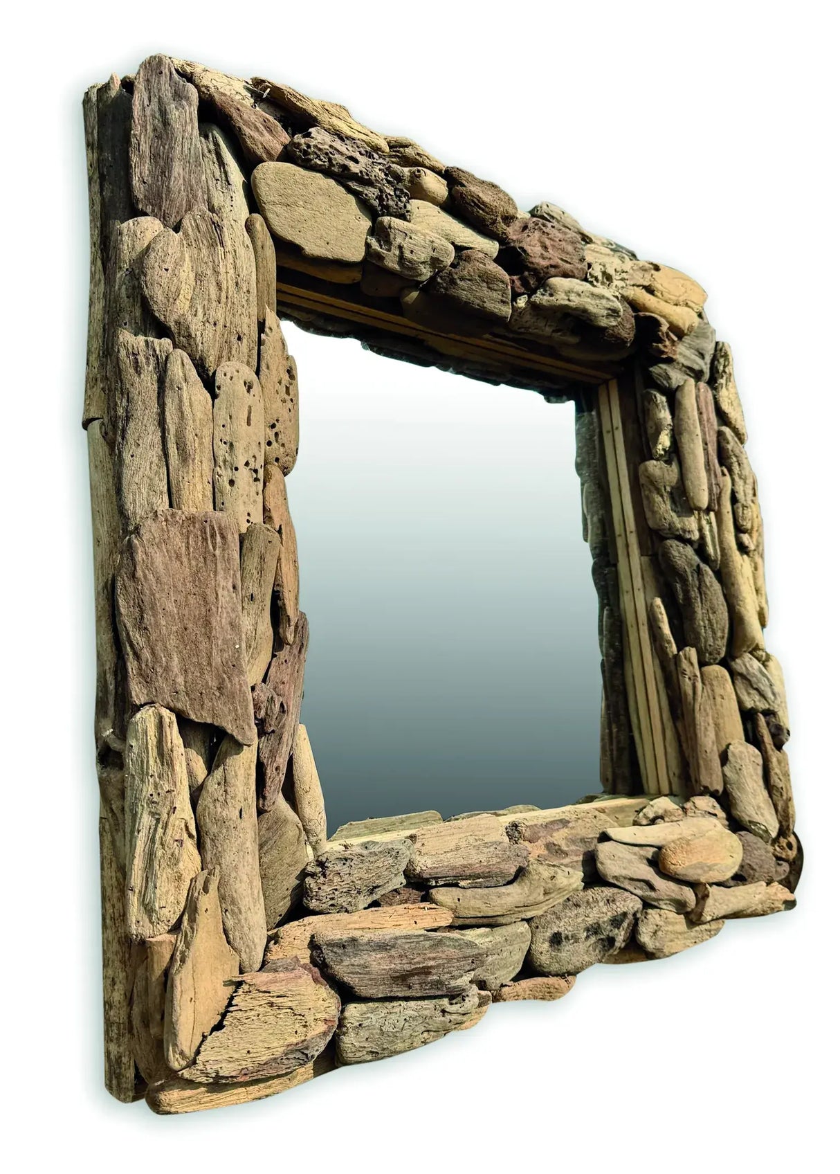 BEACHCOMBER SQUARE MIRROR 60CM