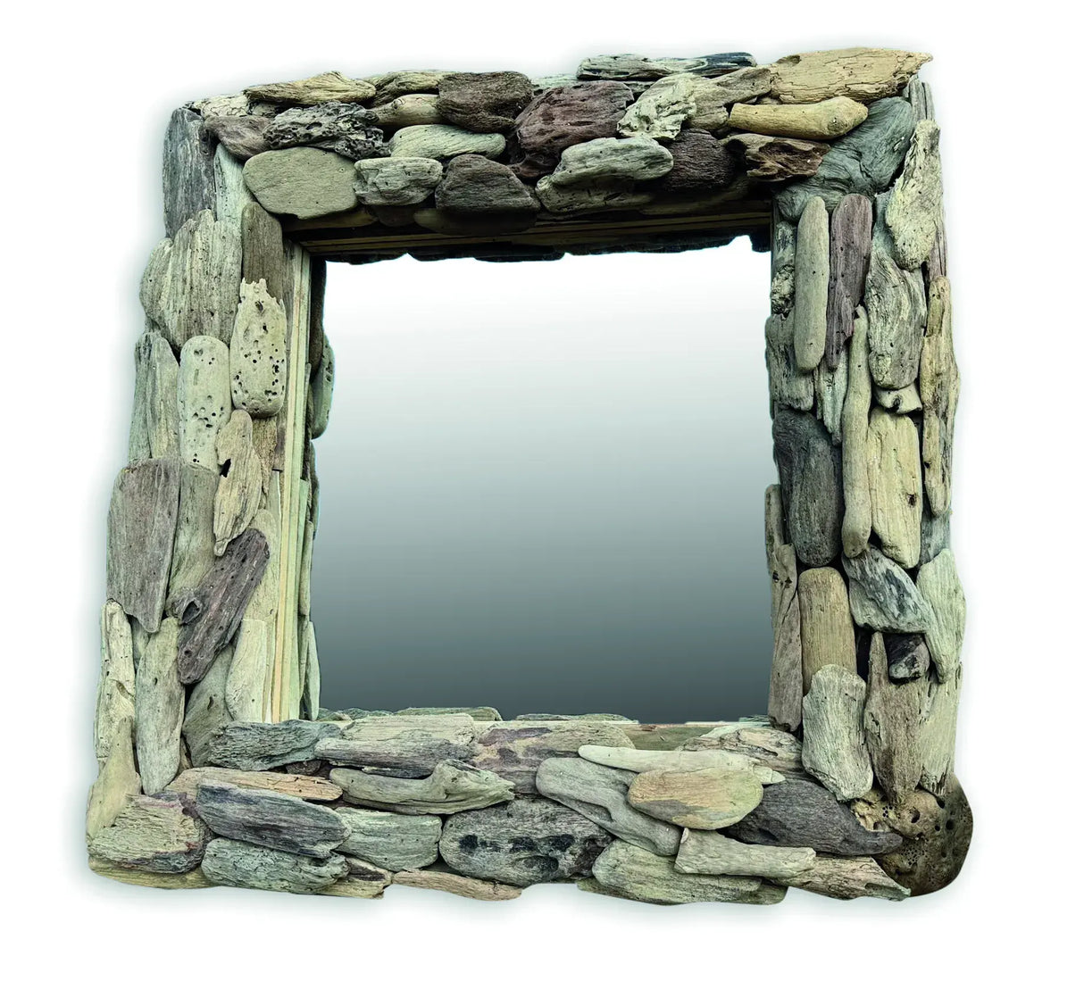 BEACHCOMBER SQUARE MIRROR 60CM