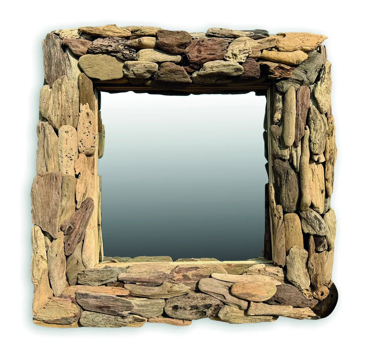 BEACHCOMBER SQUARE MIRROR 60CM