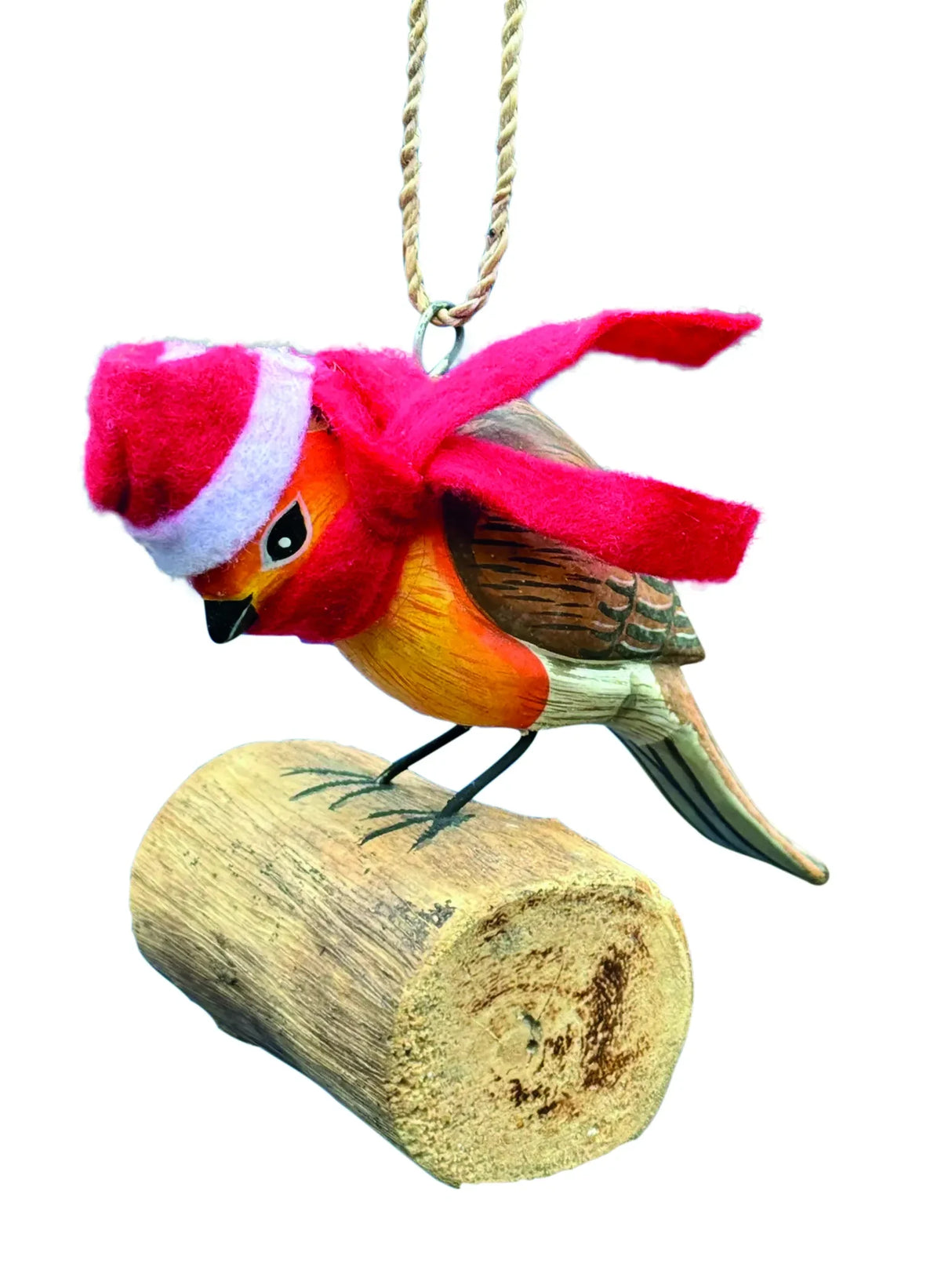 HANGING DECORATION SANTA ROBIN