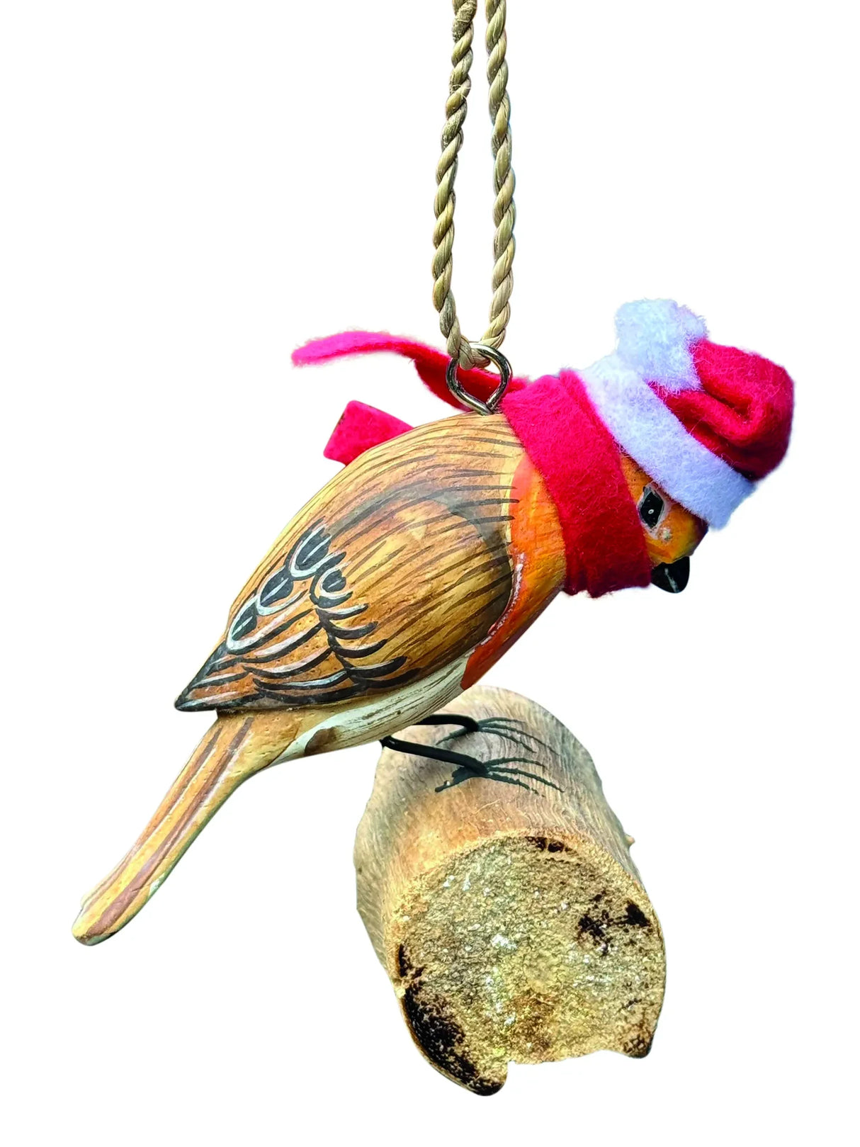 HANGING DECORATION SANTA ROBIN