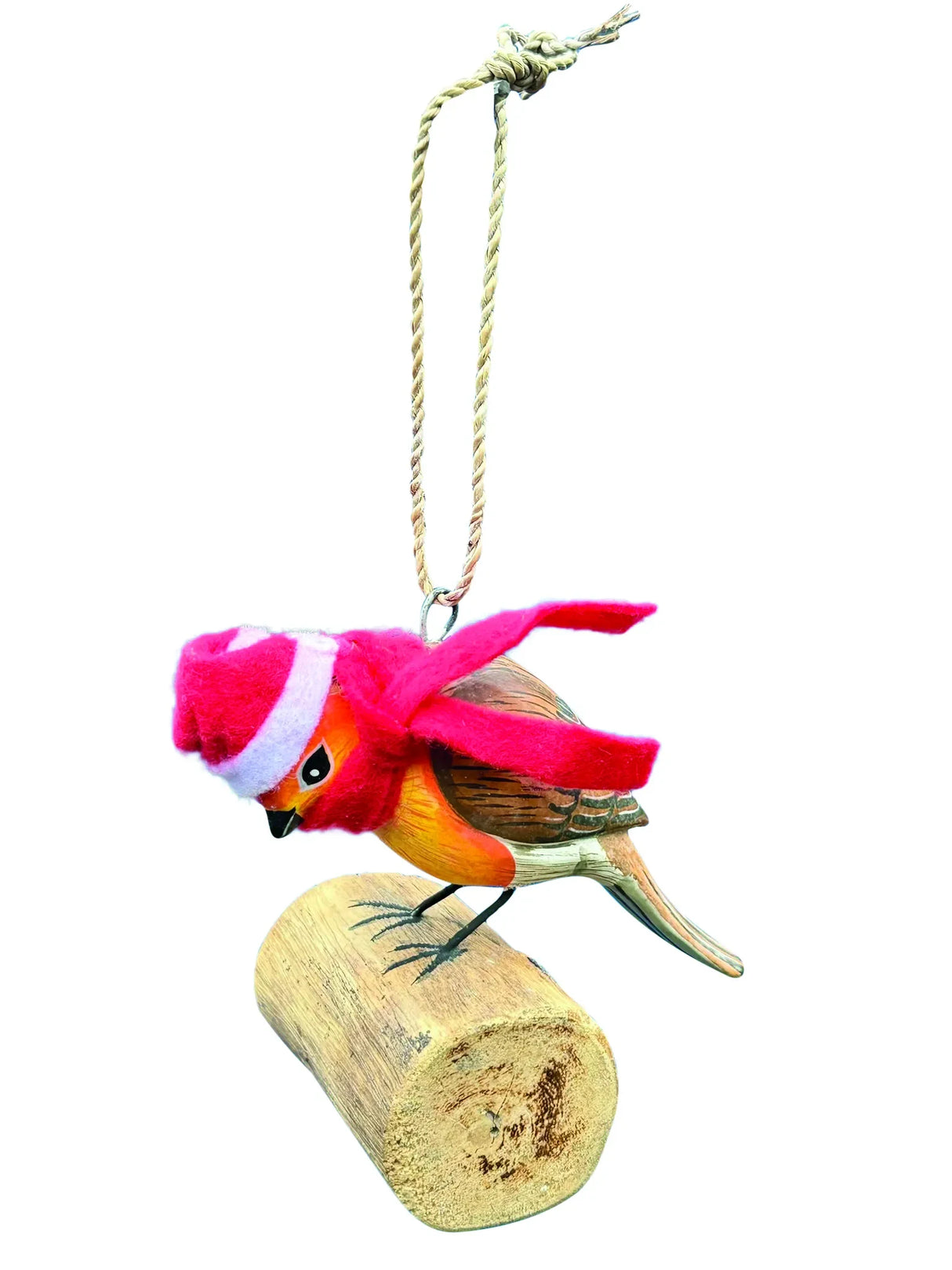 HANGING DECORATION SANTA ROBIN