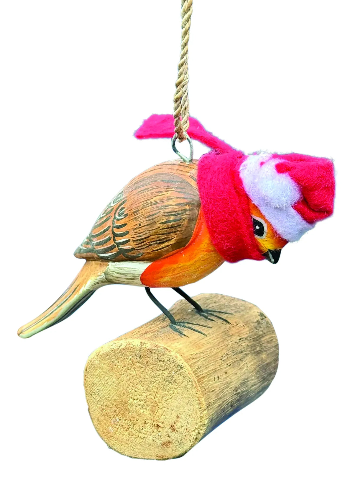 HANGING DECORATION SANTA ROBIN