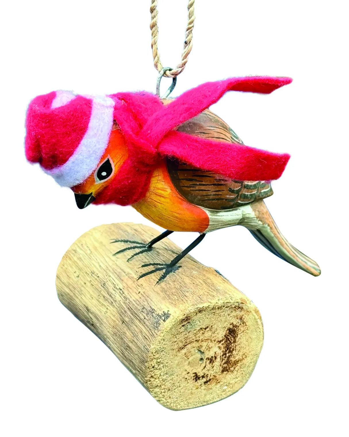 HANGING DECORATION SANTA ROBIN