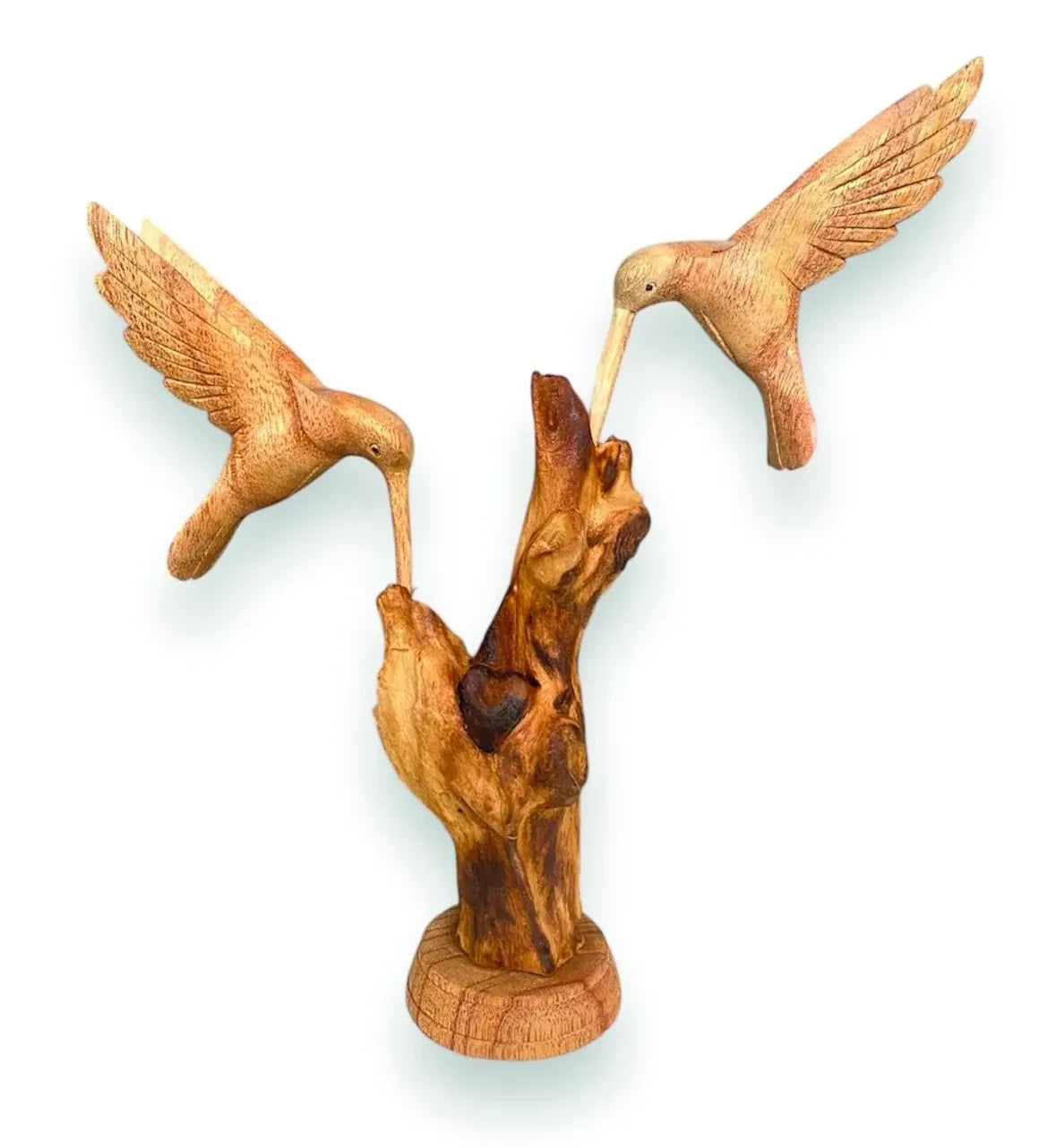 DOUBLE HUMMINGBIRD FEEDING