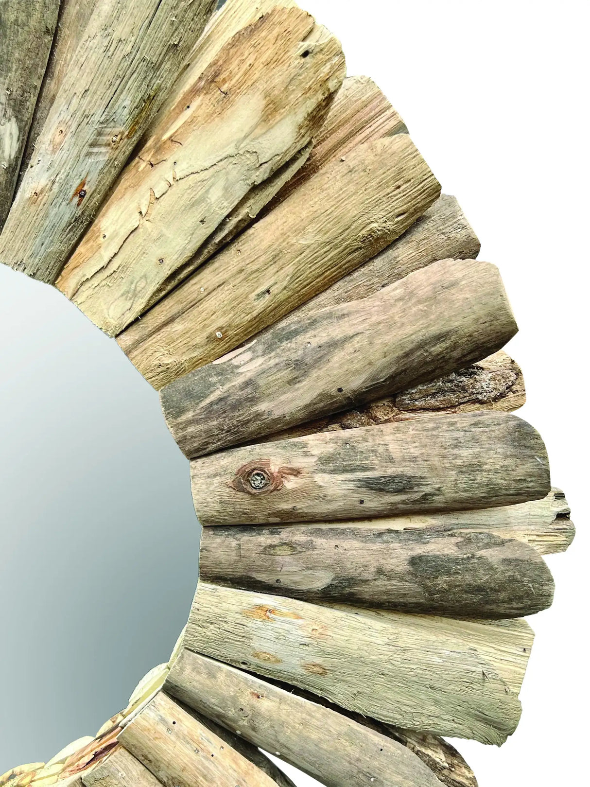 DRIFTWOOD ROUND MIRROR 60CM