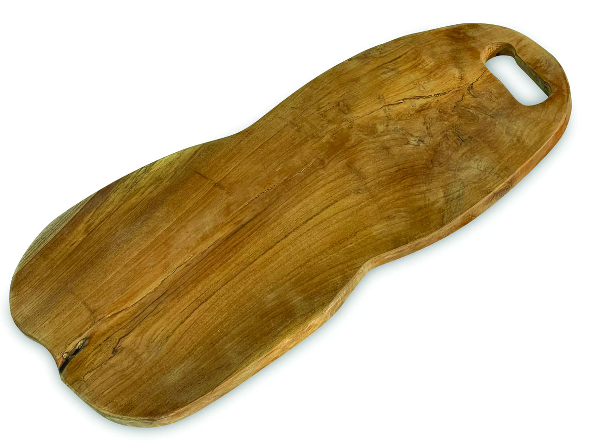 TEAK CHOPPING BOARD W/HANDLE 60X30