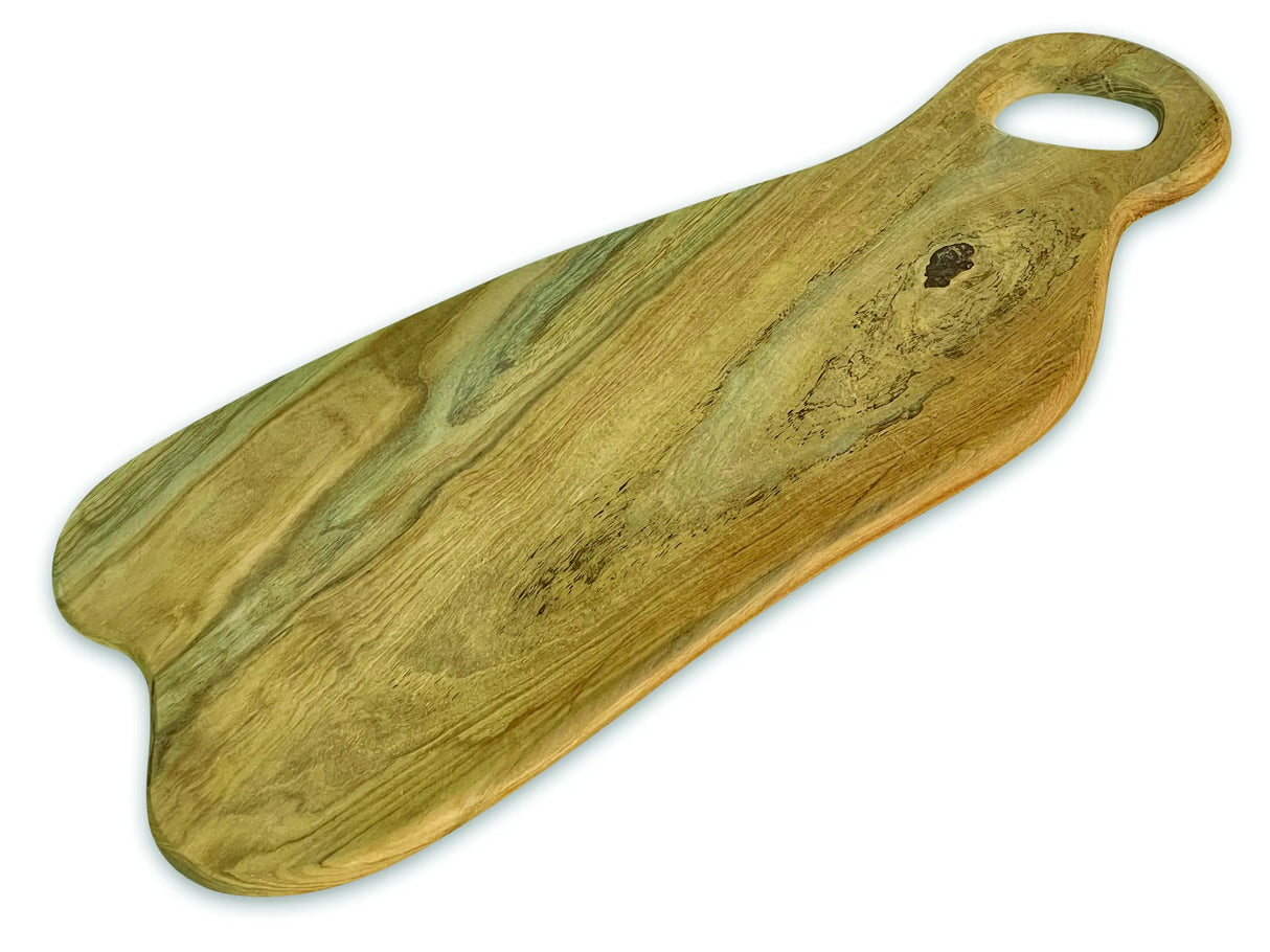 TEAK CHOPPING BOARD W/HANDLE 60X30