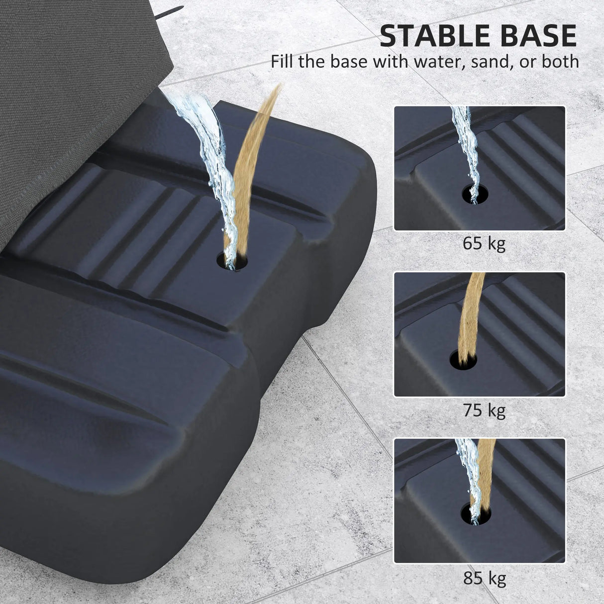 SPORTNOW 245-305cm Adjustable Basketball Hoop and Stand, with Wheels, Red