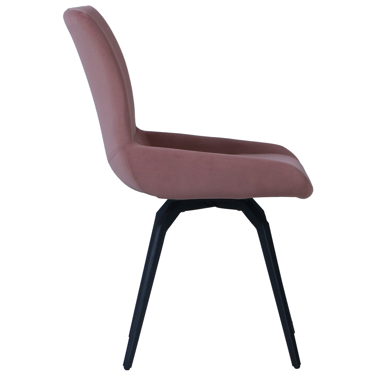 Medway Swivel Chair Dusky Pink