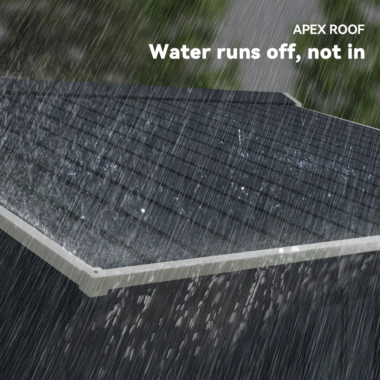 Outsunny 9 x 6ft Metal Bicycle Shed, Outdoor Storage Tool House with Ventilation Slots, Foundation Kit and Lockable Double Doors, Dark Grey