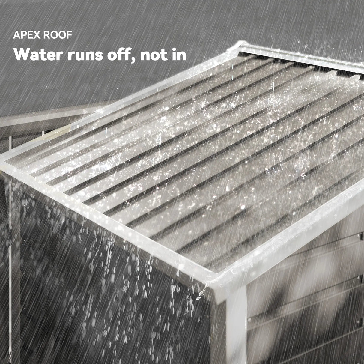 Outsunny 7 x 4ft Garden Shed, Easy to Assemble, Upgraded Galvanised Steel Frame with Foundation Kit, Double Doors with Lock, Outdoor Metal Shed with Vents and Gloves, Garden Storage Shed, Light Grey