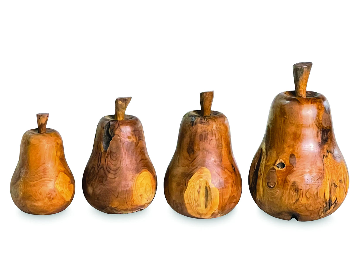 Root pear set of 4