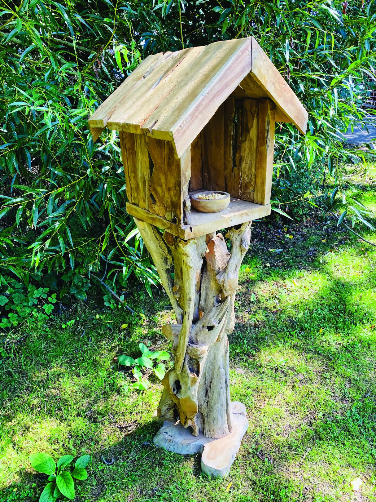 Root Tiki Bird Feeding house