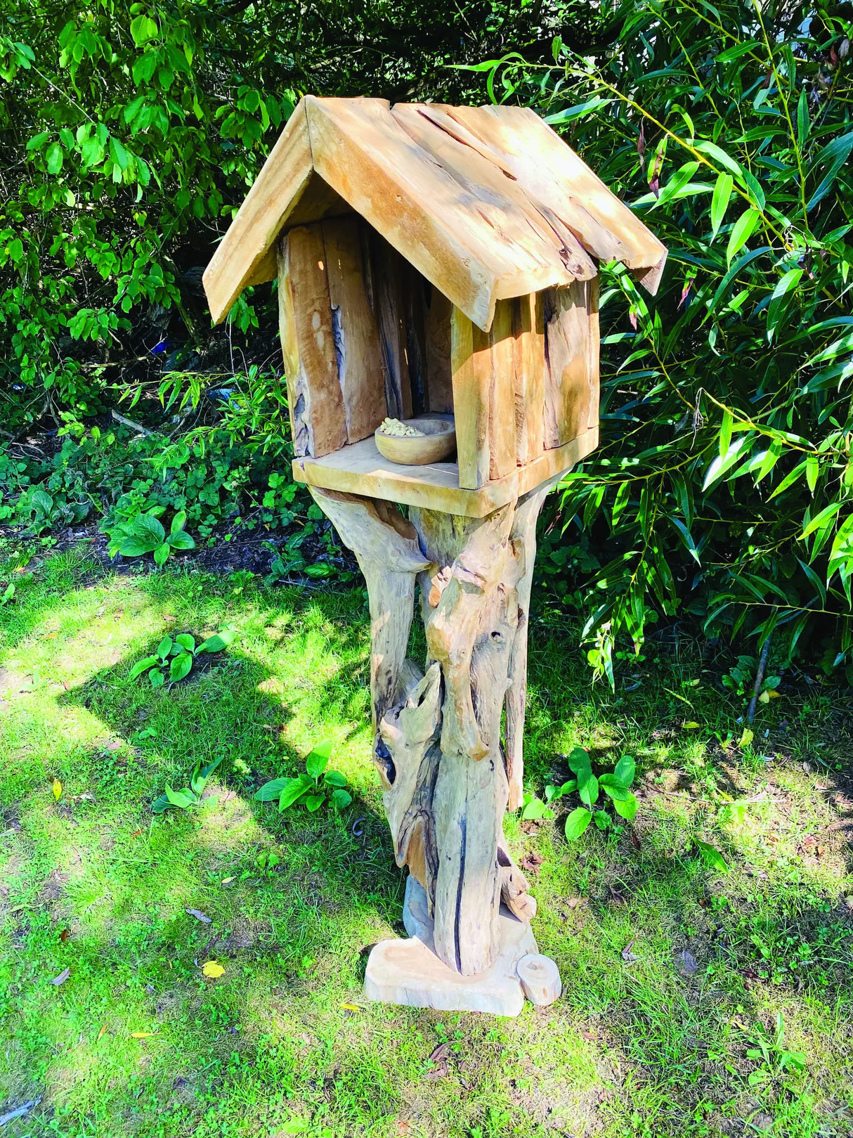 Root Tiki Bird Feeding house