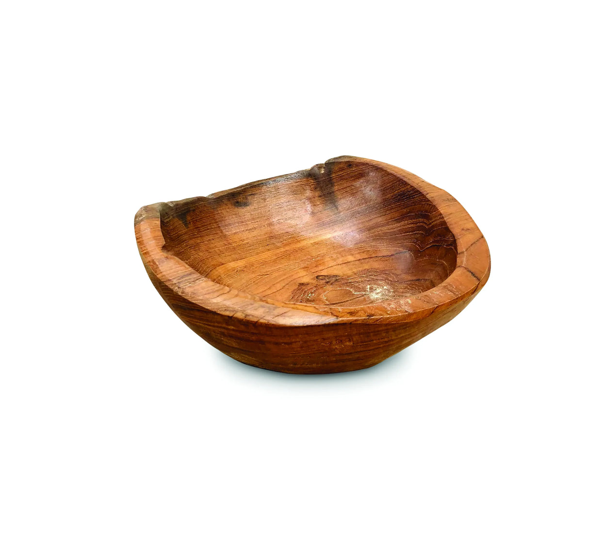 Wooden Rustic Round Table Bowl Mini