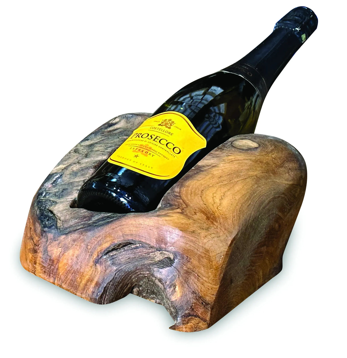 Driftwood wine holder single