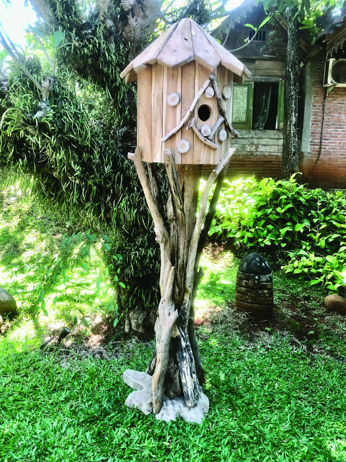 Giant Java Bird House On Stand 200cm