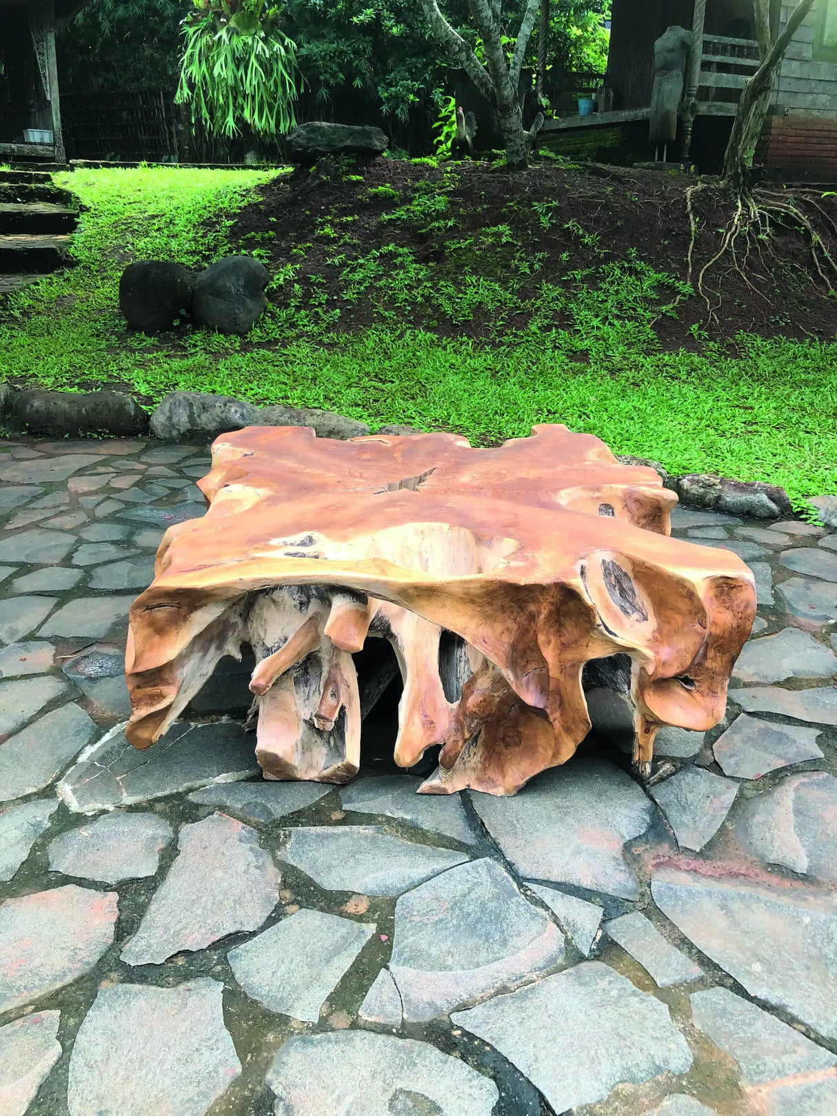 Square 1 metre Lombok Solid Coffee Table