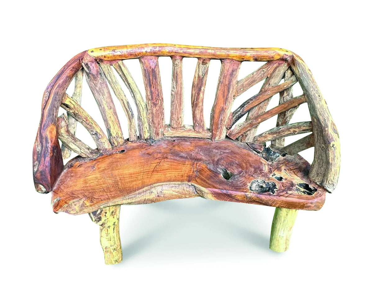 Teak Driftwood Garden Bench 130 cm