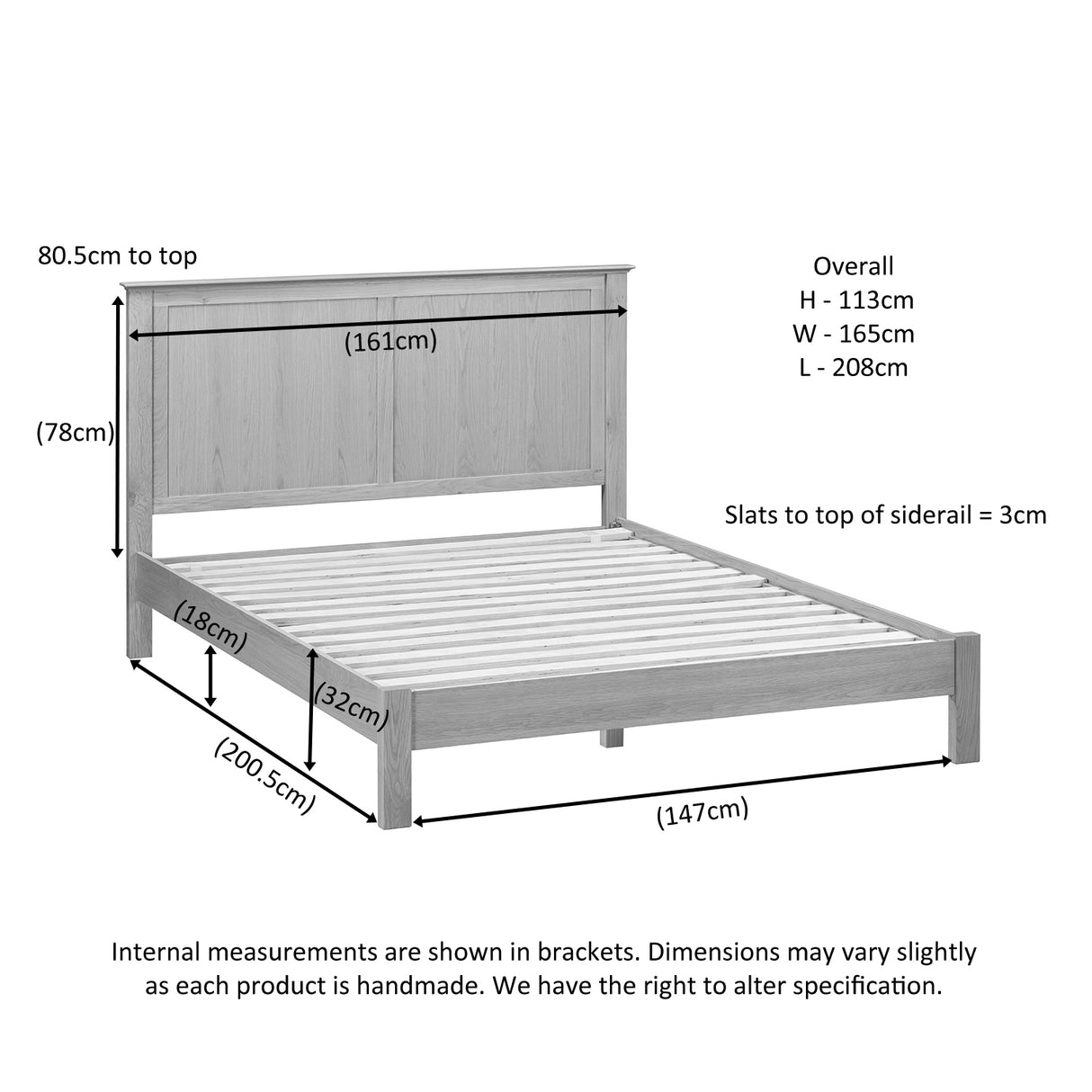 5' Panel Bed