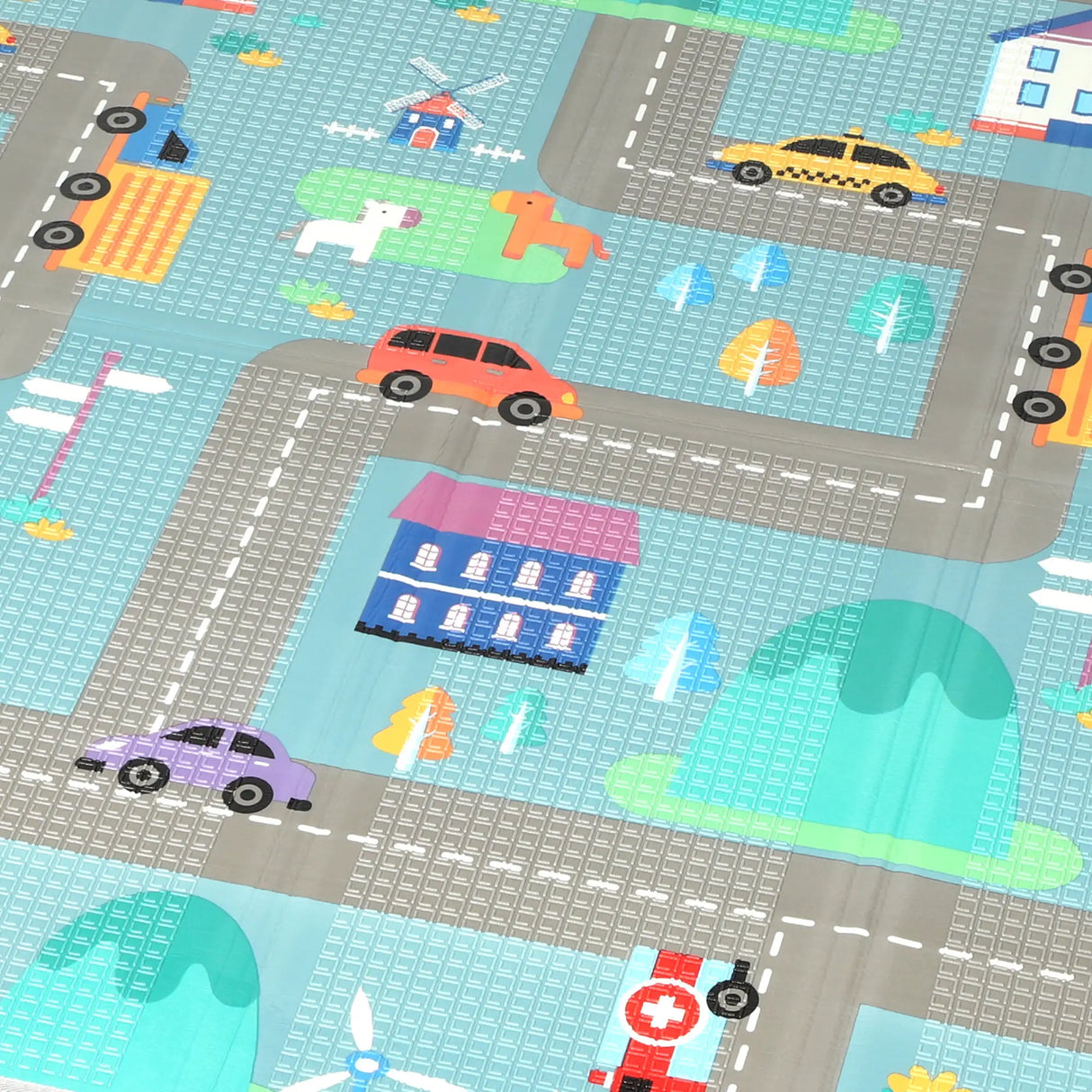 AIYAPLAY Foldable Double-Sided Baby Play Mat, for Toddlers, Bedrooms, Nurseries, Playrooms