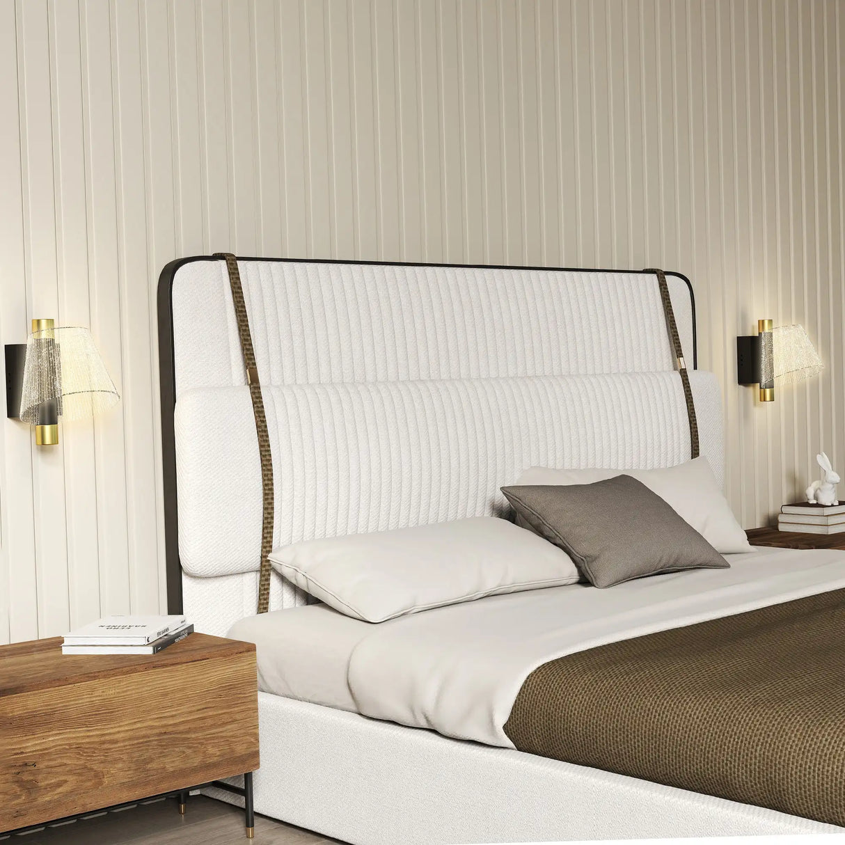 HOMCOM Led Wall Lamp 2 Pack, 5W Modern Indoor Starry Wall Light, Colour Temperature Adjustable 3000K/4000K/6500K, for Bedroom, Living Room, Hallway, Stairs, Black