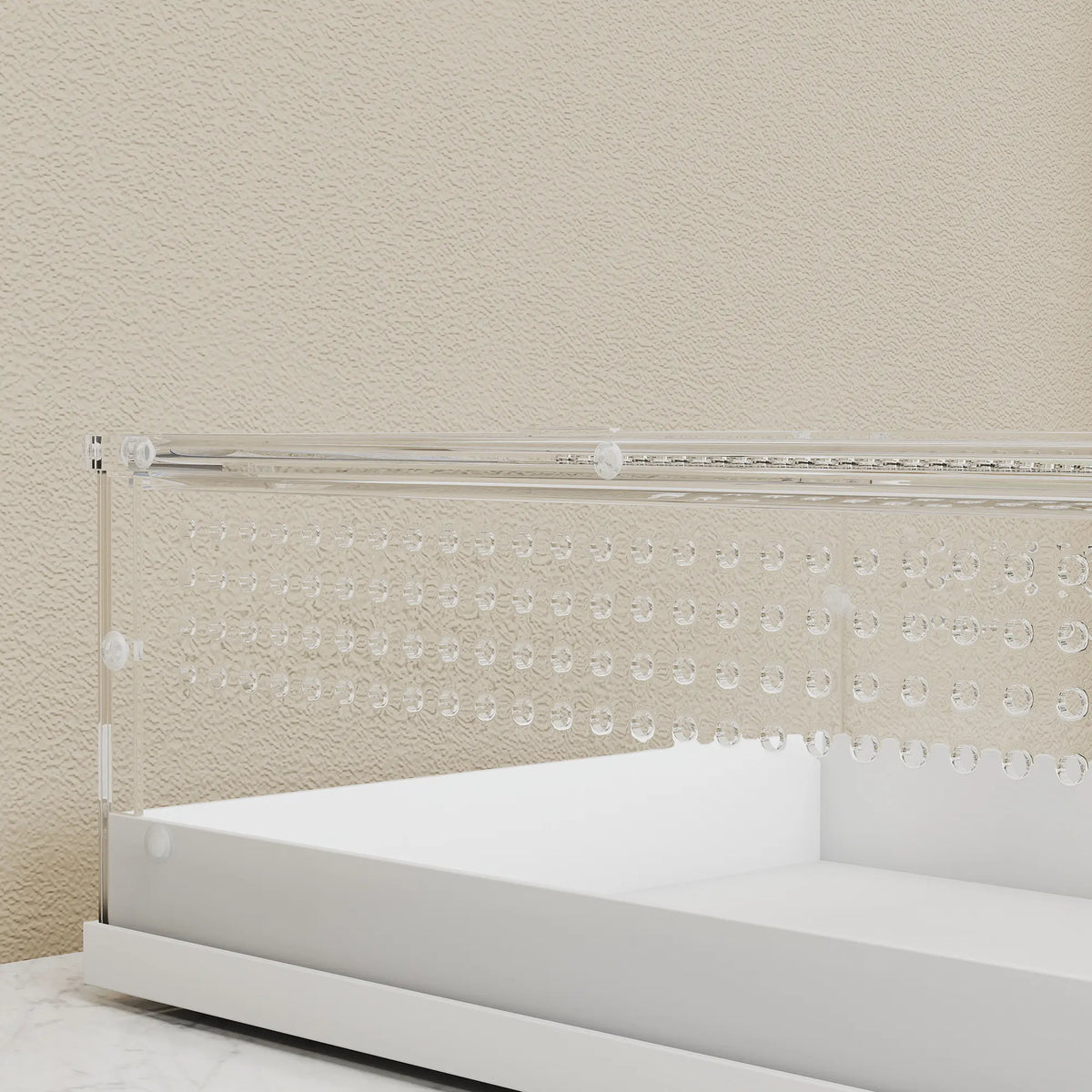 PawHut Acrylic Reptile Terrarium with Top Sliding Door, Vents, for Snake, Frog, Spider, Gecko, Tarantula, 40 x 30 x 15 cm