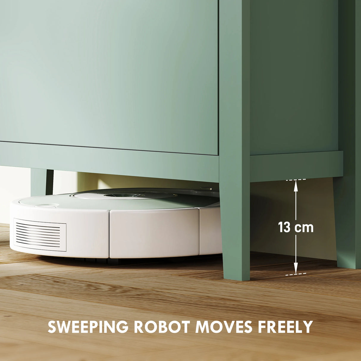 HOMCOM Modern Two-Drawer Shoe Cabinet - Green