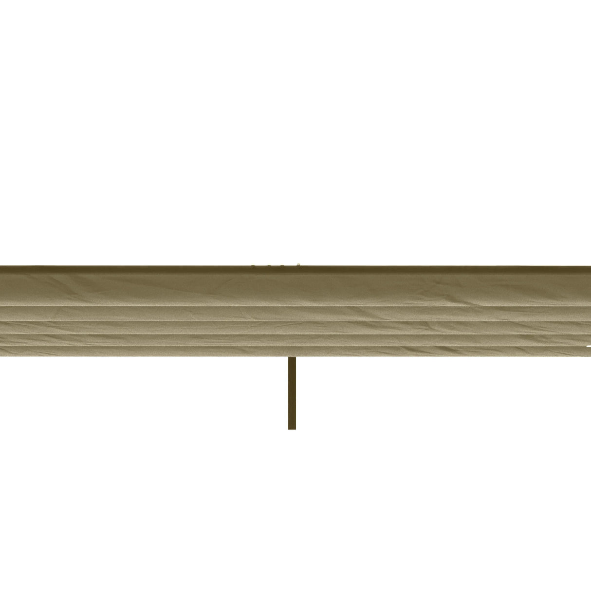 Outsunny Retractable Pergola Cover, 2.55 x 2.5 m Replacement Canopy Fabric for 3 x 3 m Frame, Roof Top Only, Tan