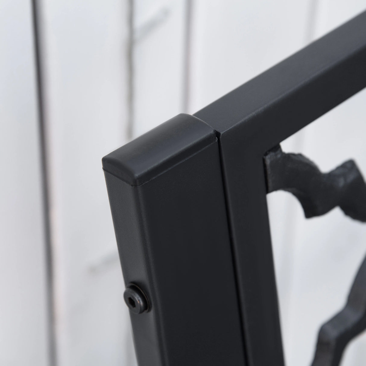 Outsunny 2-Seater Garden Bench Antique Loveseat for Yard, Lawn, Porch, Patio, Steel