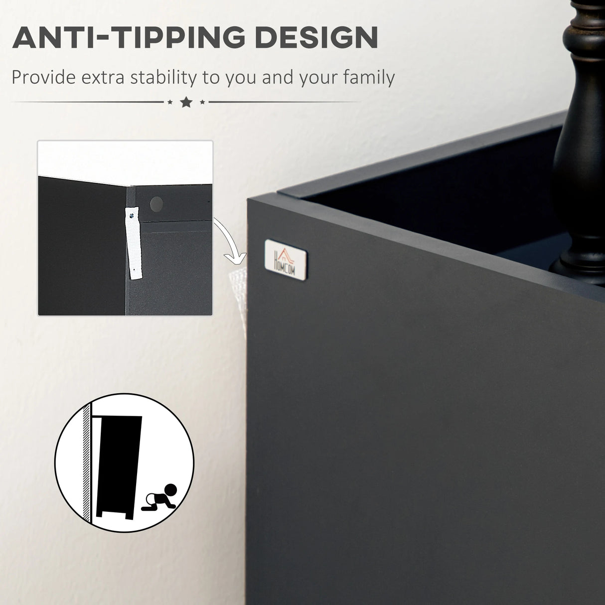 HOMCOM High Gloss Shoe Cabinet with White Doors and Open Shelves, Hallway Shoe Cupboard Storage Organiser for 15 Pairs of Shoes, Grey