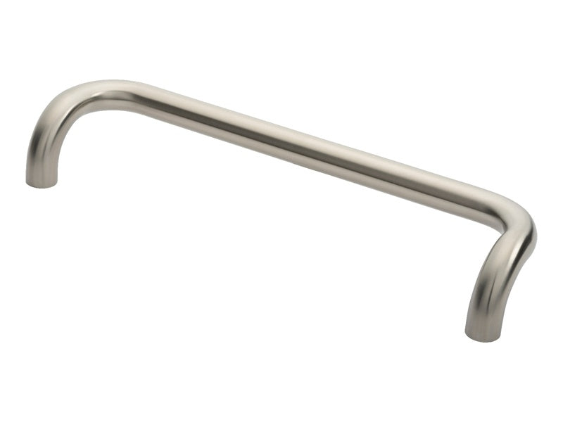 30MM DIA. CRANKED PULL HANDLE - 450MM C/C - BOLT THROUGH FIXING_x005F
- SATIN STAINLESS STEEL - EACH