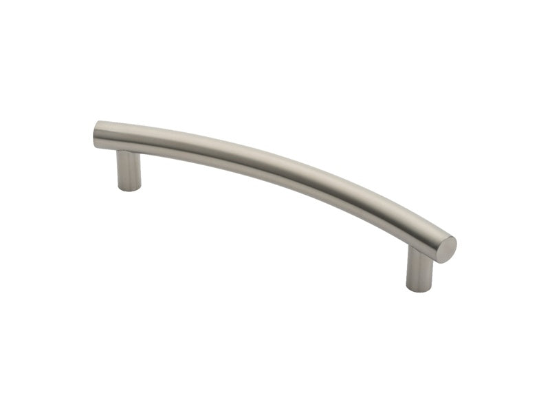 30MM DIA. T BAR CURVED PULL HANDLE - 350MM C/C - BOLT THROUGH FIXING_x005F
- SATIN STAINLESS STEEL - 420mm - EACH