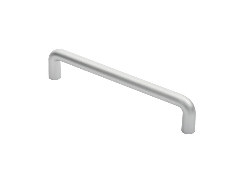 22MM DIA D PULL HANDLE - 300MM C/C - SATIN ANODISED ALUMINIUM - EACH