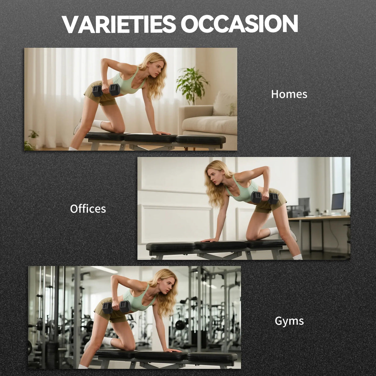 HOMCOM 30KG Rubber Hex Dumbbell Portable Hand Weights Dumbbell Home Gym