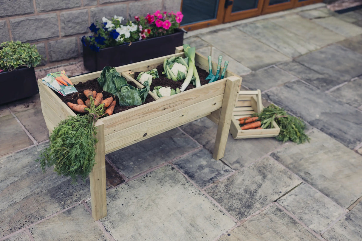 RAISED VEG TRUG / PLANTER - L100CM X H60CM X W52CM