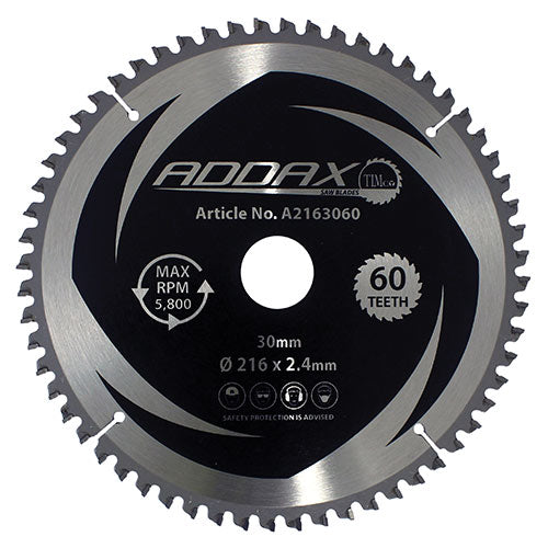 TIMCO -5 Circular Saw Blade - 216 x 30 x 60T