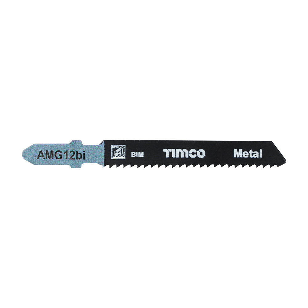 5 x TIMCO Jigsaw Blades Metal Cutting Bi-Metal Blades - T118BF