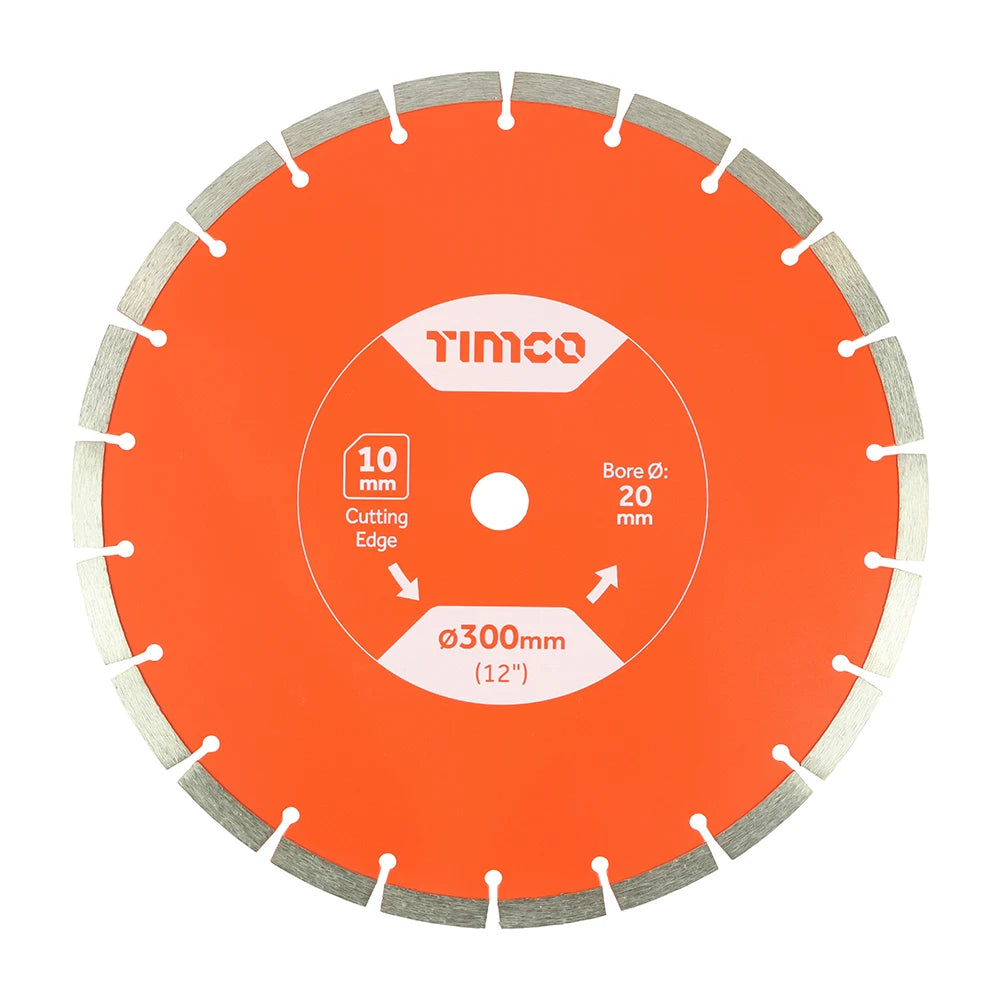 TIMCO General Purpose Diamond Blade Segmented - 300 x 20.0