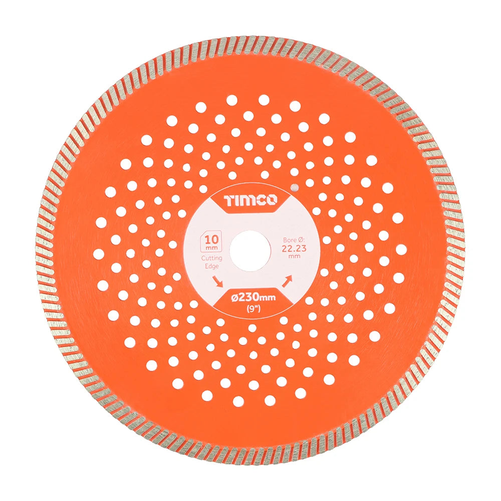 TIMCO Premium Diamond Blade Continuous - 230 x 22.2