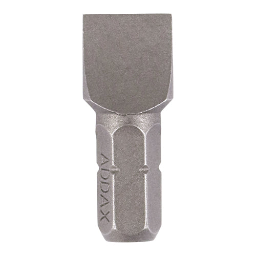 Pair of - TIMCO Slotted Driver Bit S2 Grey - 10.0 x 1.6 x 25