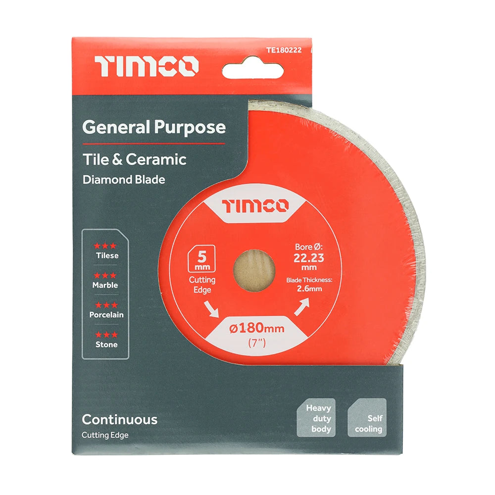TIMCO General Purpose Tile & Ceramic Blade - 180 x 22.2
